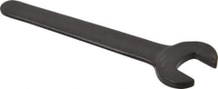 Proto - 19/32" Standard Extra Thin Open End Wrench - 4-1/2" OAL, Single End, Black Finish, 15° Head Angle - Apex Tool & Supply