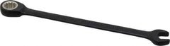 Proto - 8mm 12 Point Combination Wrench - 15° Head Angle, 5-1/2" OAL, Steel, Black Chrome Finish - Apex Tool & Supply
