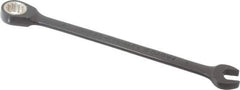 Proto - 9mm 12 Point Combination Wrench - 15° Head Angle, 5-15/16" OAL, Steel, Black Chrome Finish - Apex Tool & Supply