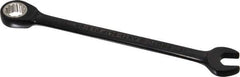 Proto - 11mm 12 Point Combination Wrench - 15° Head Angle, 6-1/2" OAL, Steel, Black Chrome Finish - Apex Tool & Supply