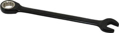 Proto - 14mm 12 Point Combination Wrench - 15° Head Angle, 7-1/2" OAL, Steel, Black Chrome Finish - Apex Tool & Supply