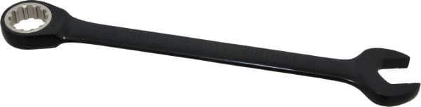 Proto - 19mm 12 Point Combination Wrench - 15° Head Angle, 9-3/4" OAL, Steel, Black Chrome Finish - Apex Tool & Supply