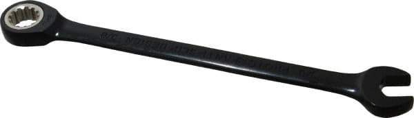 Proto - 3/8" 12 Point Combination Wrench - 15° Head Angle, 6-1/4" OAL, Steel, Black Chrome Finish - Apex Tool & Supply