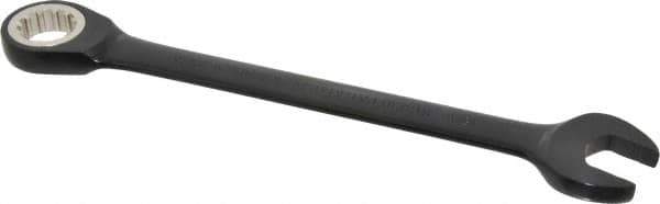 Proto - 15/16" 12 Point Combination Wrench - 15° Head Angle, 12-3/4" OAL, Steel, Black Chrome Finish - Apex Tool & Supply