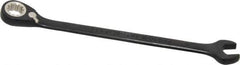 Proto - 8mm 12 Point Combination Wrench - 15° Head Angle, 5-1/2" OAL, Steel, Black Chrome Finish - Apex Tool & Supply