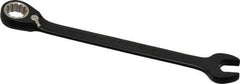 Proto - 12mm 12 Point Combination Wrench - 15° Head Angle, 6-3/4" OAL, Steel, Black Chrome Finish - Apex Tool & Supply