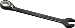 Proto - 14mm 12 Point Combination Wrench - 15° Head Angle, 7-1/2" OAL, Steel, Black Chrome Finish - Apex Tool & Supply