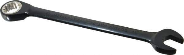 Proto - 19mm 12 Point Combination Wrench - 15° Head Angle, 9-3/4" OAL, Steel, Black Chrome Finish - Apex Tool & Supply
