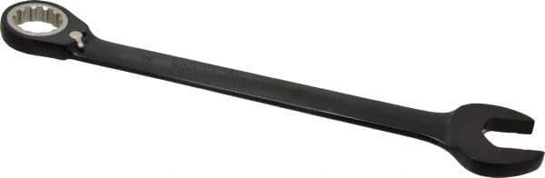 Proto - 36mm 12 Point Combination Wrench - 15° Head Angle, 19-5/16" OAL, Steel, Black Chrome Finish - Apex Tool & Supply
