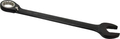 Proto - 36mm 12 Point Combination Wrench - 15° Head Angle, 19-5/16" OAL, Steel, Black Chrome Finish - Apex Tool & Supply