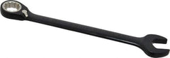 Proto - 3/4" 12 Point Combination Wrench - 15° Head Angle, 9-3/4" OAL, Steel, Black Chrome Finish - Apex Tool & Supply