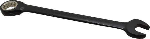 Proto - 7/8" 12 Point Combination Wrench - 15° Head Angle, 11-7/16" OAL, Steel, Black Chrome Finish - Apex Tool & Supply