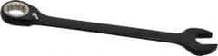 Proto - 15/16" 12 Point Combination Wrench - 15° Head Angle, 12-3/4" OAL, Steel, Black Chrome Finish - Apex Tool & Supply