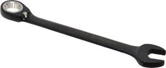 Proto - 1" 12 Point Combination Wrench - 15° Head Angle, 12-3/4" OAL, Steel, Black Chrome Finish - Apex Tool & Supply