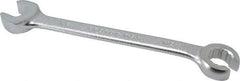Proto - 1/2 x 1/2", Satin Finish, Combination Flare Nut Wrench - 12 Points, 6-7/16" OAL, Steel, Double End Head - Apex Tool & Supply