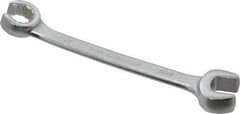 Proto - 9/16 x 9/16", Satin Finish, Combination Flare Nut Wrench - 12 Points, 6-15/16" OAL, Steel, Double End Head - Apex Tool & Supply