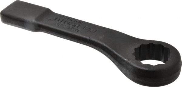 Proto - 1-3/8" 12 Point Striking Box Wrench - Single End, 2-3/8" Head Diam x 7/8" Head Thickness, 8-3/8" OAL, Steel, Black Finish - Apex Tool & Supply