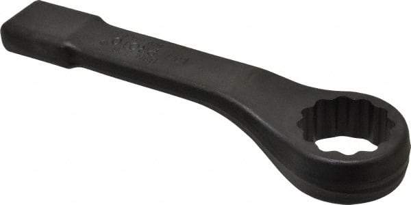 Proto - 1-3/4" 12 Point Striking Box Wrench - Single End, 2-3/4" Head Diam x 1-1/8" Head Thickness, 10-1/8" OAL, Steel, Black Finish - Apex Tool & Supply