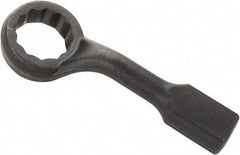 Proto - 3-7/8" 12 Point Striking Box Wrench - Single End, 6-1/4" Head Diam x 2-3/8" Head Thickness, 18" OAL, Steel, Black Finish, 60° Offset - Apex Tool & Supply