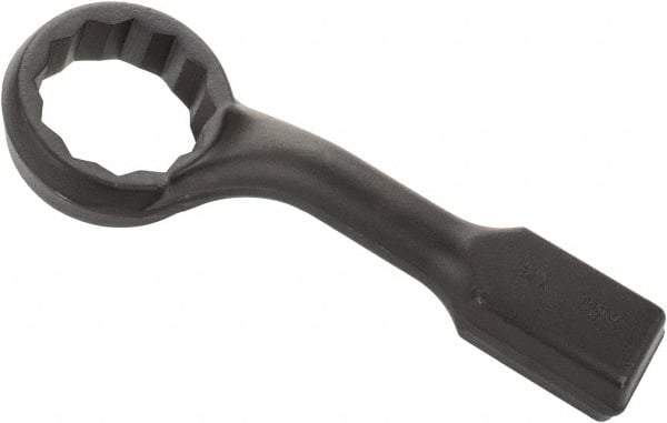 Proto - 4-1/4" 12 Point Striking Box Wrench - Single End, 6-1/4" Head Diam x 2-3/8" Head Thickness, 18" OAL, Steel, Black Finish, 60° Offset - Apex Tool & Supply