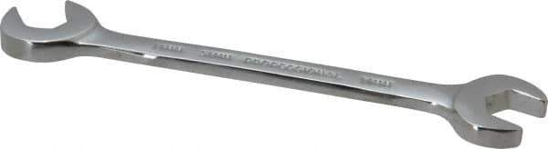 Proto - 11mm Standard Open End Wrench - 5" OAL, Double End, Chrome Finish, 15° & 60° Head Angle - Apex Tool & Supply