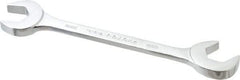 Proto - 18mm Standard Open End Wrench - 6-47/64" OAL, Double End, Chrome Finish, 15° & 60° Head Angle - Apex Tool & Supply