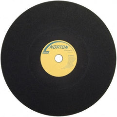 Norton - 26" Ceramic Cutoff Wheel - 7/32" Thick, 1-3/4" Arbor - Apex Tool & Supply