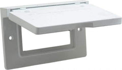 Cooper Crouse-Hinds - Electrical Outlet Box Aluminum Weatherproof Cover - Includes Gasket - Apex Tool & Supply