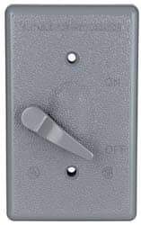 Cooper Crouse-Hinds - Electrical Outlet Box Aluminum Weatherproof Cover - Includes Gasket - Apex Tool & Supply