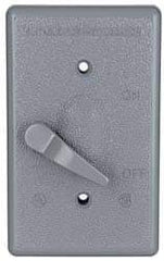 Cooper Crouse-Hinds - Electrical Outlet Box Aluminum Weatherproof Cover - Includes Gasket - Apex Tool & Supply
