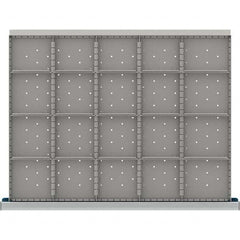 LISTA - 20-Compartment Drawer Divider Layout for 3.15" High Drawers - Apex Tool & Supply