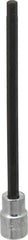 Proto - 3/8" Drive, 6mm Hex Bit Socket - 6-29/32" OAL, 5" Bit Length - Apex Tool & Supply