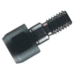 Iscar - T08 Connection to Tip, M08 Connection to Shank, Milling Tip Insert Threaded Extension - 0.6299 Inch Extension Length, 0.4606 Inch Max Diameter, FlexFit and Multimaster Series - Apex Tool & Supply