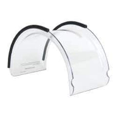 PRO-SAFE - 12 Inch Long x 6 Inch Wide Lexan Replacement Shield - For Use With Flexbar - Latheguard Shield - Apex Tool & Supply