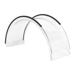 PRO-SAFE - 8 Inch Wide Lexan Replacement Shield - For Use With Flexbar - Latheguard Shield - Apex Tool & Supply