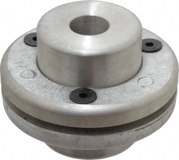 Made in USA - 6" Diam Contact Wheel Hub - 3/4" Arbor Hole, Quick Change - Apex Tool & Supply