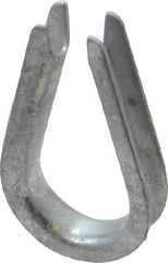 Value Collection - 3/16" Wire Rope Thimble Clip - Steel, Galvanized - Apex Tool & Supply