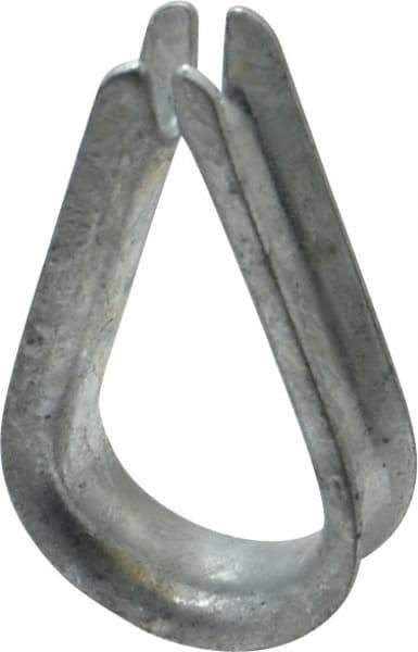 Value Collection - 5/16" Wire Rope Thimble Clip - Steel, Galvanized - Apex Tool & Supply