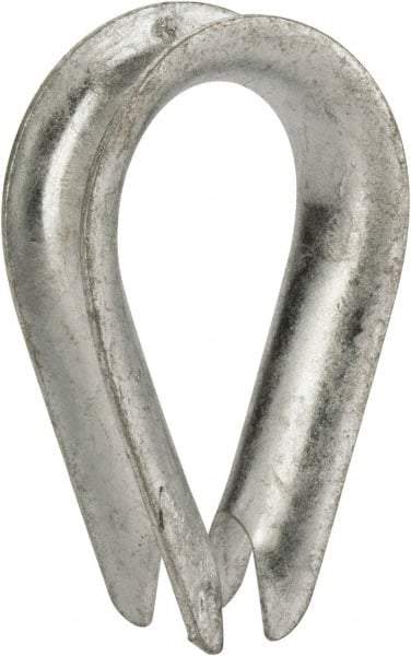 Value Collection - 7/16" Wire Rope Thimble Clip - Steel, Galvanized - Apex Tool & Supply