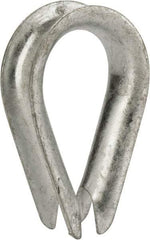 Value Collection - 7/16" Wire Rope Thimble Clip - Steel, Galvanized - Apex Tool & Supply