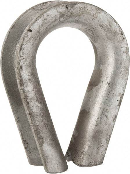 Value Collection - 7/8" Wire Rope Thimble Clip - Steel, Galvanized - Apex Tool & Supply