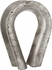 Value Collection - 7/8" Wire Rope Thimble Clip - Steel, Galvanized - Apex Tool & Supply