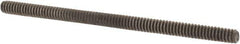 Value Collection - #4-40 2" OAL Fully Threaded Stud - Carbon Steel, Plain Finish - Apex Tool & Supply