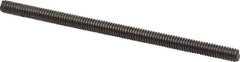 Value Collection - #8-32 3" OAL Fully Threaded Stud - Carbon Steel, Plain Finish - Apex Tool & Supply
