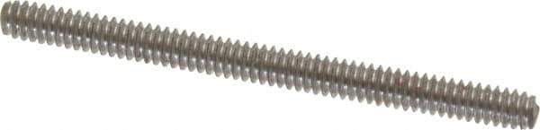 Value Collection - #10-24 2-1/2" OAL Fully Threaded Stud - Carbon Steel, Plain Finish - Apex Tool & Supply