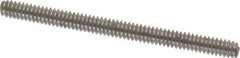 Value Collection - #10-24 2-1/2" OAL Fully Threaded Stud - Carbon Steel, Plain Finish - Apex Tool & Supply