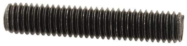 Value Collection - #10-32 1" OAL Fully Threaded Stud - Carbon Steel, Plain Finish - Apex Tool & Supply