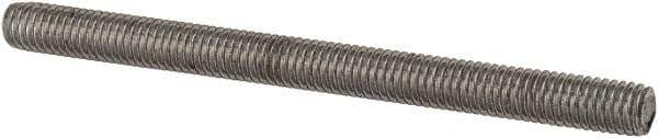 Value Collection - #10-32 2-1/2" OAL Fully Threaded Stud - Carbon Steel, Plain Finish - Apex Tool & Supply