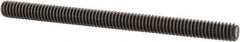 Value Collection - 1/4-20 3-1/2" OAL Fully Threaded Stud - Carbon Steel, Plain Finish - Apex Tool & Supply