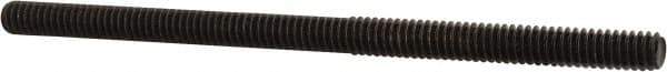 Value Collection - 1/4-20 4-1/2" OAL Fully Threaded Stud - Carbon Steel, Plain Finish - Apex Tool & Supply